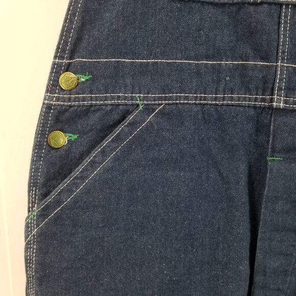 Liberty Overalls Carpenter Button Fly 36 x30 Farmer Construction Made In USA - Picture 6 of 14